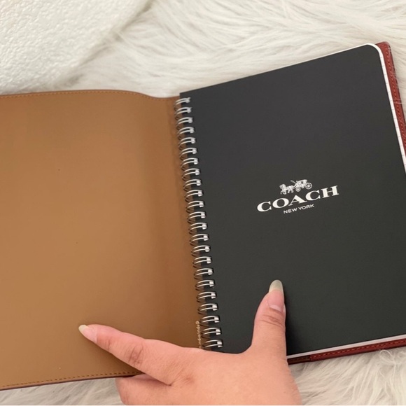 Coach | Office | Coach Notebook In Signature Canvas With Wild ...